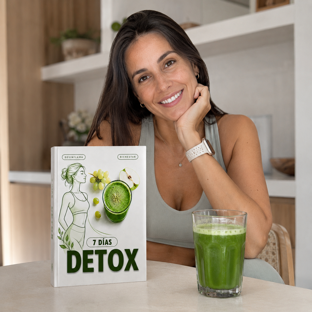 7 Días Detox: Recetas para Desinflamarte y Sentirte Mejor.